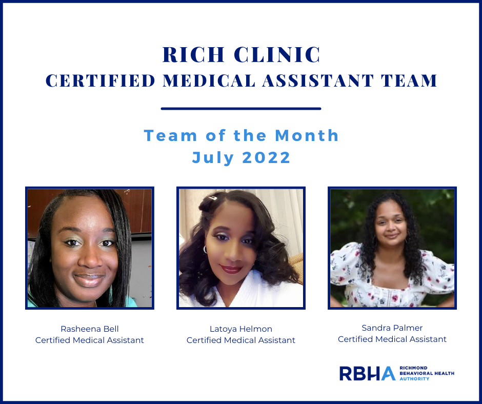 RICH Clinic Certified Medical Assistant Team
